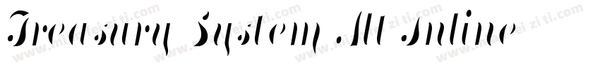 Treasury System Alt Inline字体转换